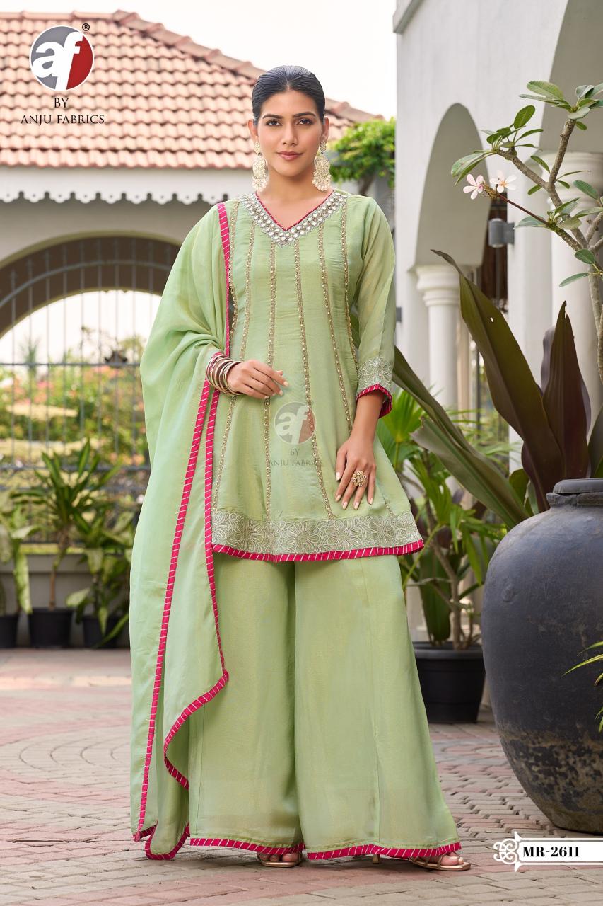 Anju Fabrics 2611 catalog kurtis wholesalers in delhi delhi