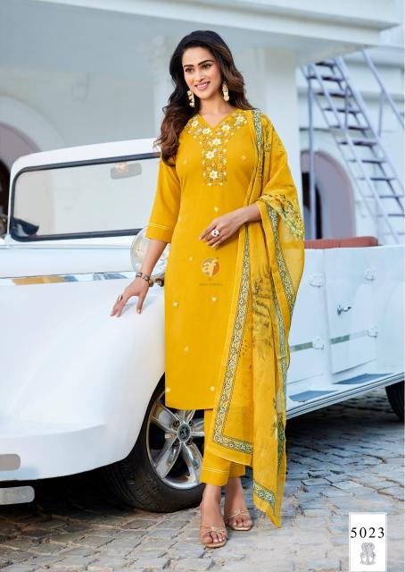 Anju Fabrics Gazal catalog ladies kurti wholesaler in ludhi