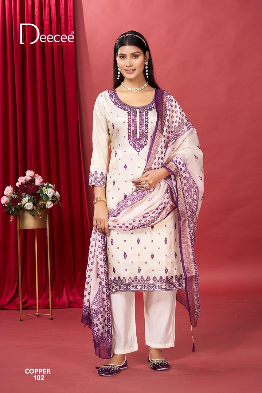 Deecee Copper catalog wholesale kurti faisalabad