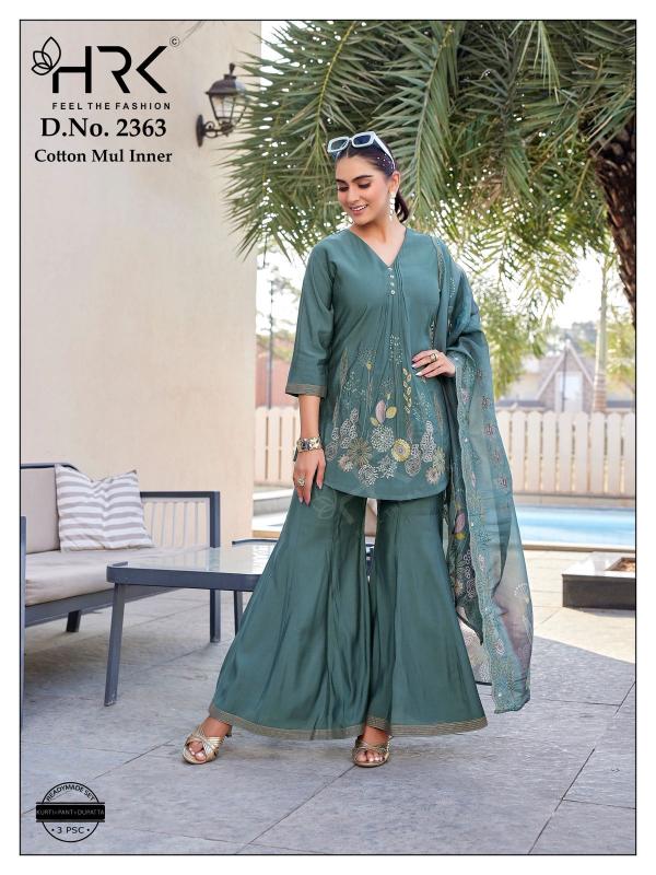 HRK 2363 catalog designer kurtis wholesale