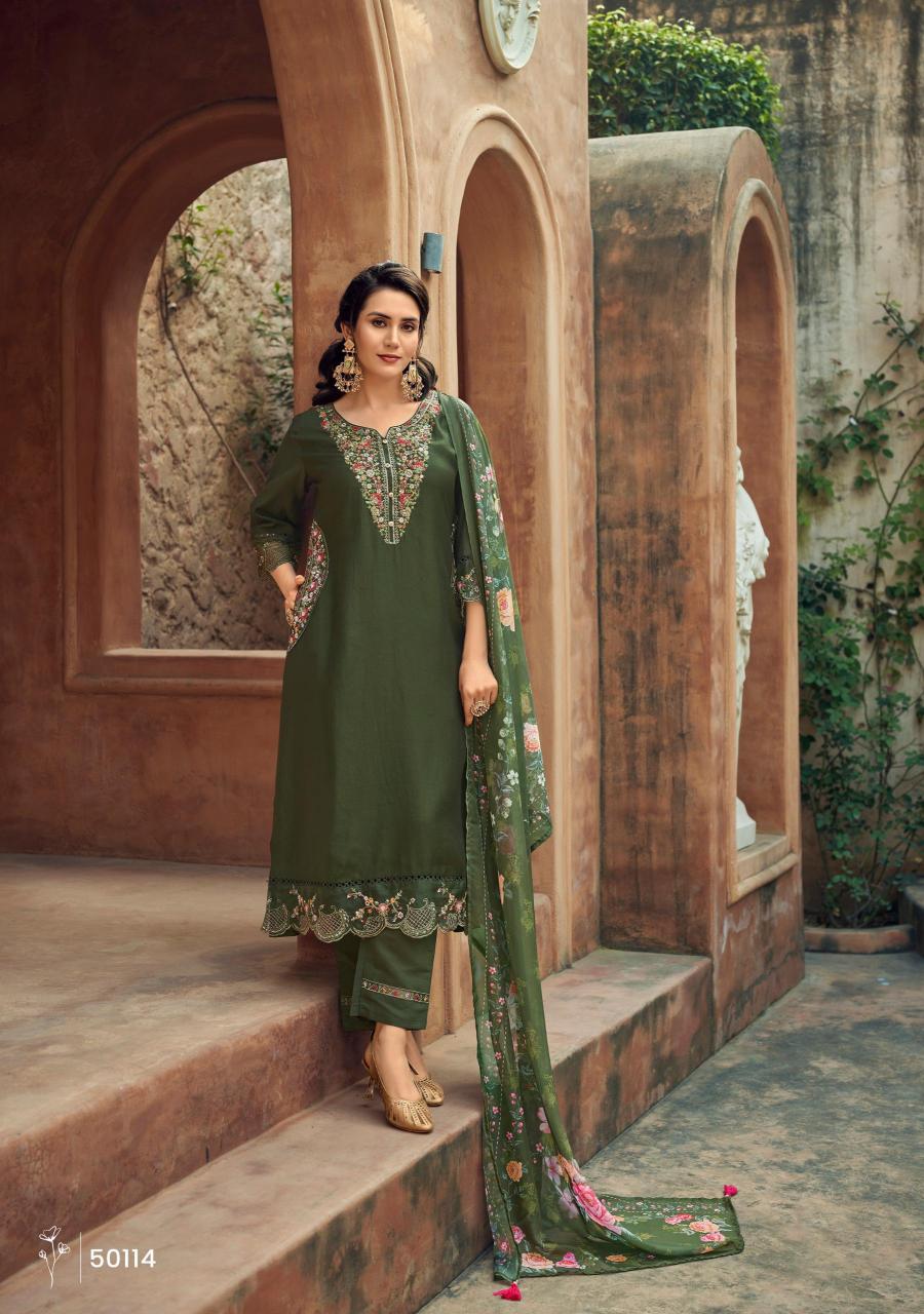 Lady Leela Gulmohar catalog branded kurtis wholesale in hyderabad
