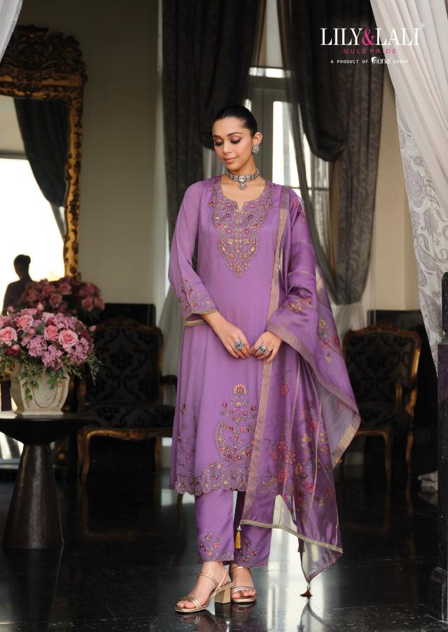 Lily & Lali Helina catalog kurtis in wholesale rate