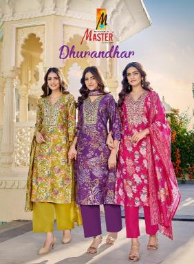 Master Dhurandhar catalog kurtis wholesaler in vikramgad