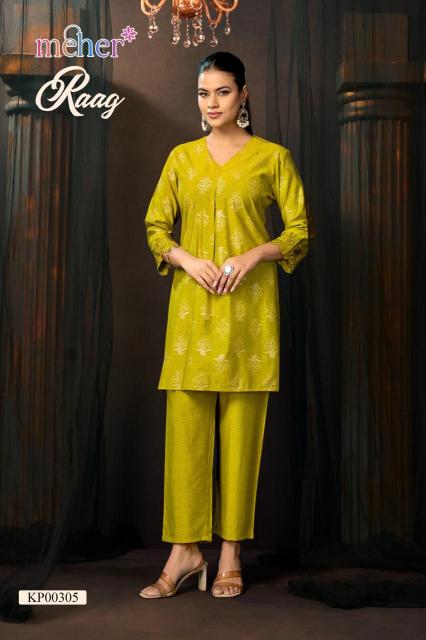 Meher Raag catalog co ord sets suit
