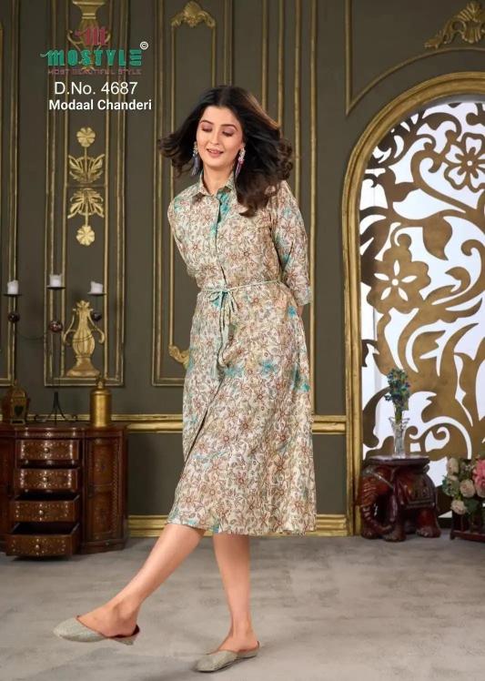 Mostyle 4687 catalog knee lenth long western wear