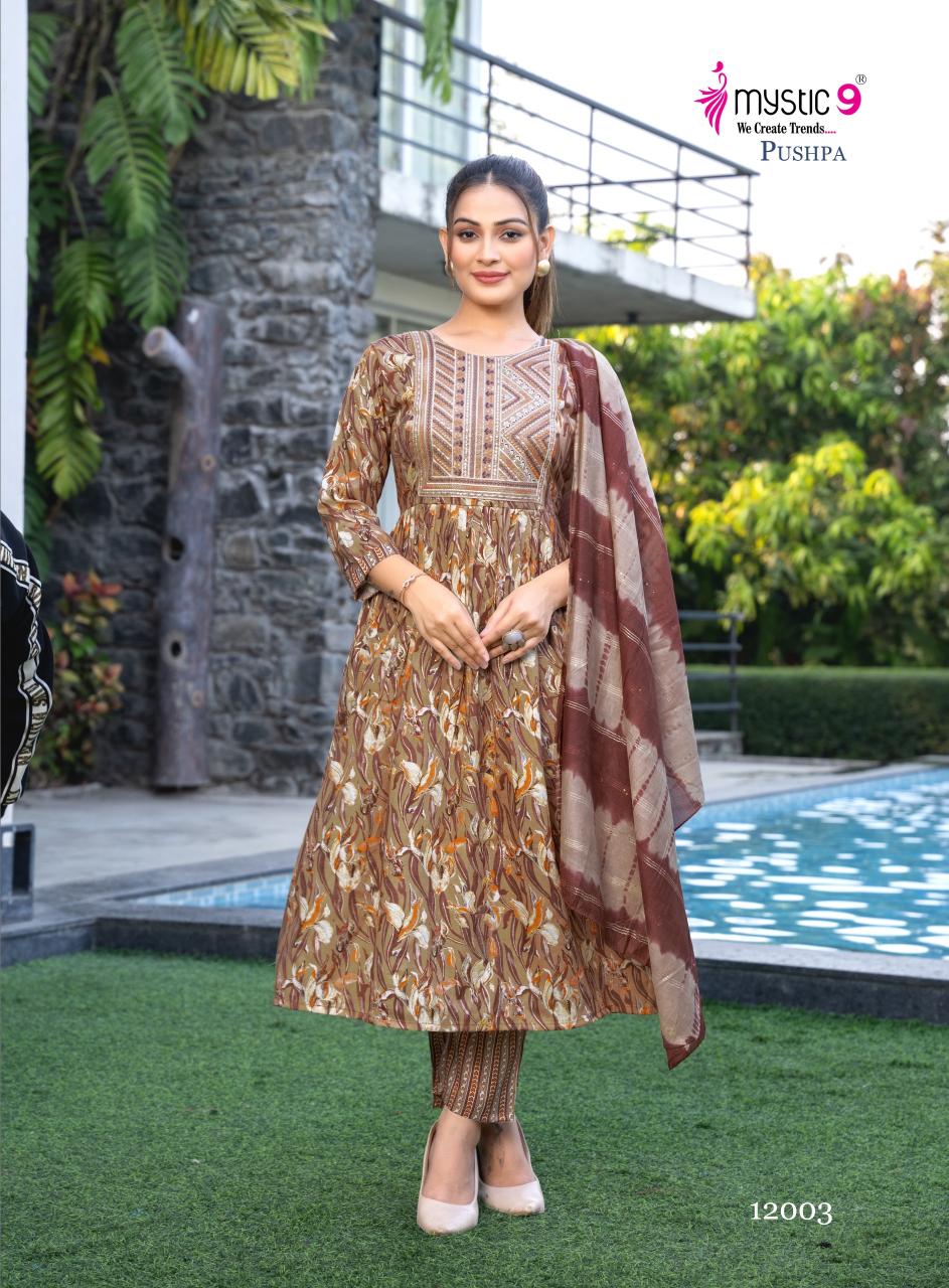 Mystic 9 Pushpa Vol 12 catalog kurti wholesalers near me