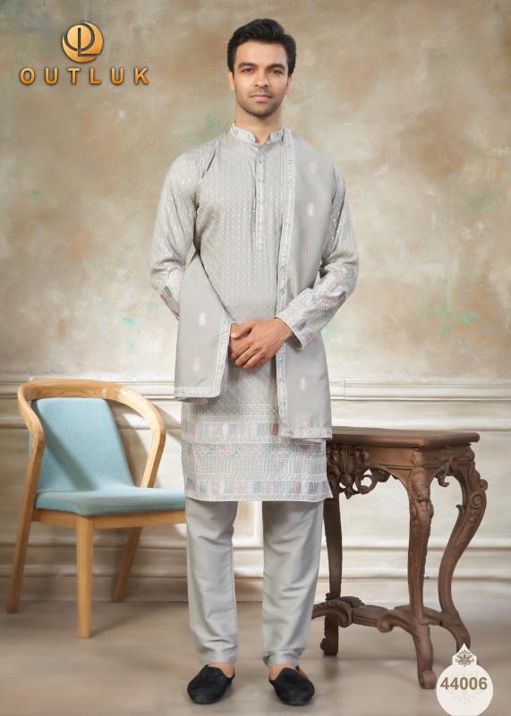 Outluk Wedding Vol 44 catalog wholesale mens kurti website