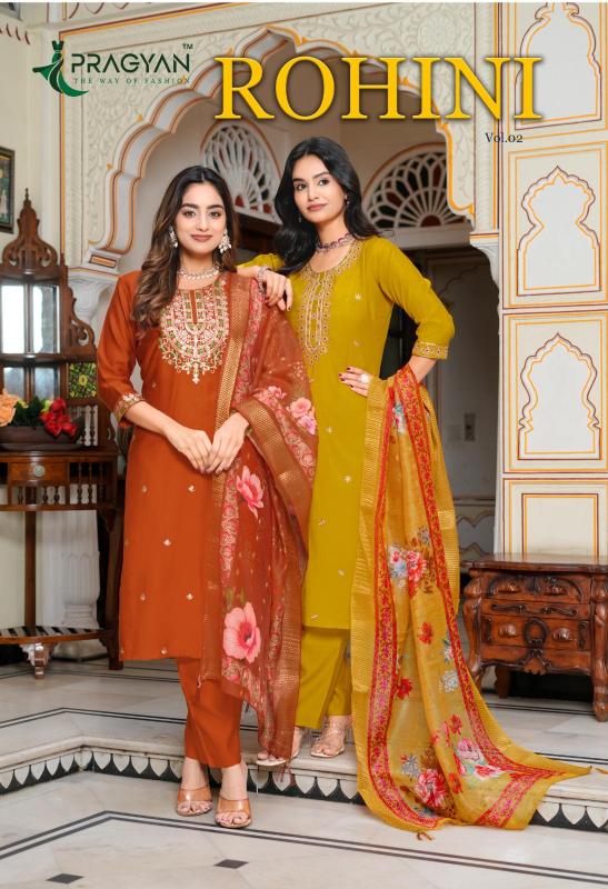 Pragyan Rohini Vol 2 Catalog branded kurtis wholesale in ahmedabad
