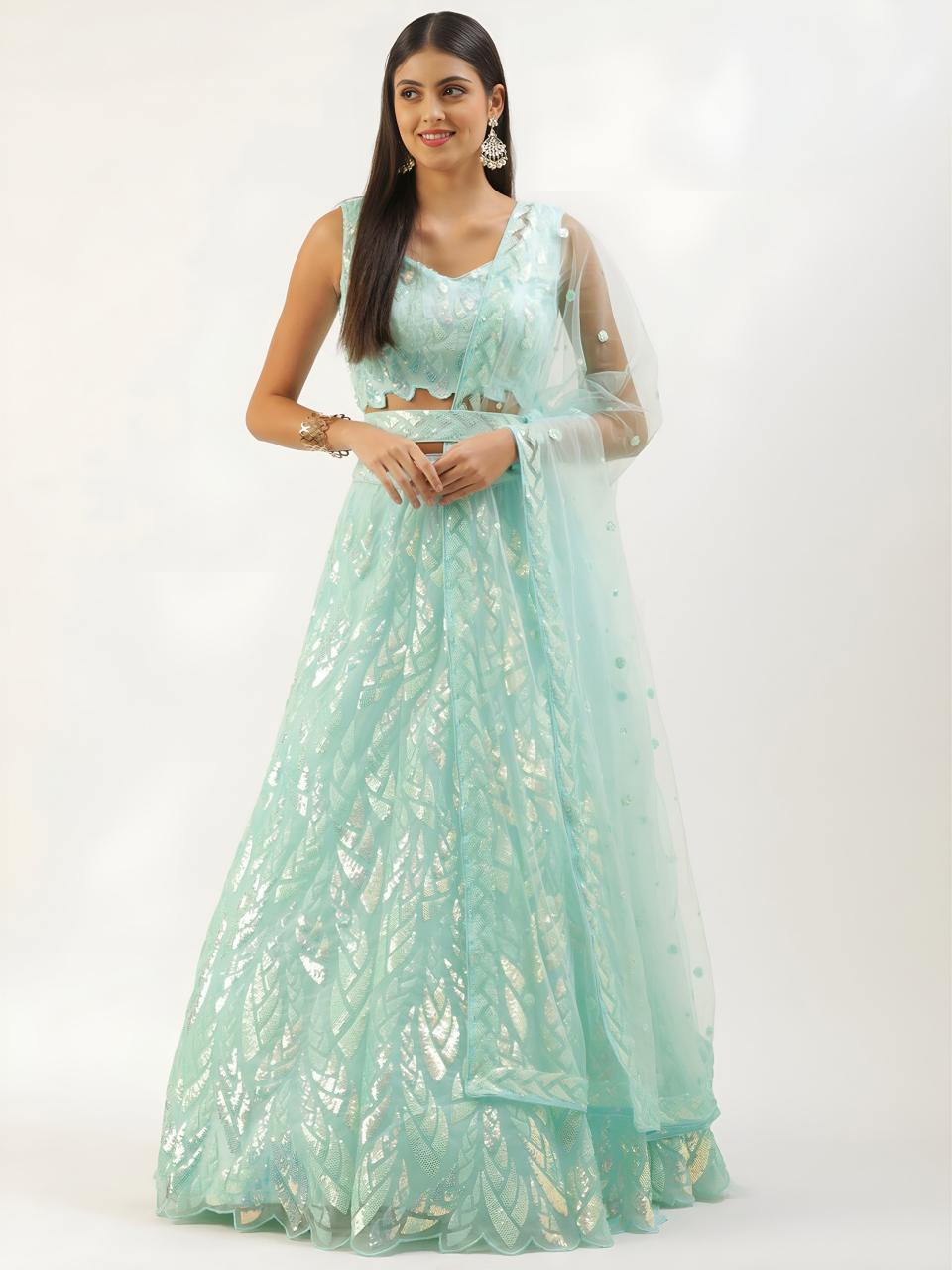 Sabella 15101 Blue catalog wholesale lehenga market in surat