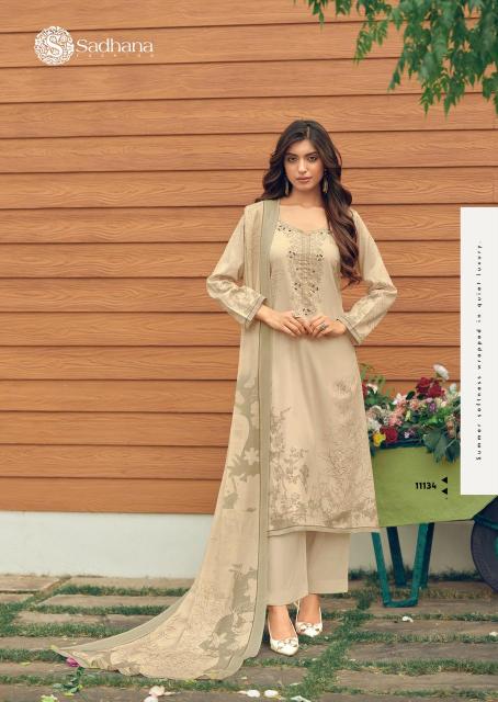 Sadhana Fashion Sowwa catalog bandhej salwar kameez wholesale