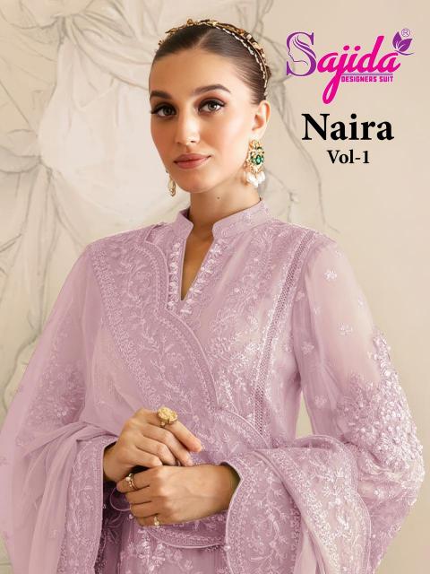 Sajida Naira Vol 1 catalog online wholesale pakistani wedding salwar kameez