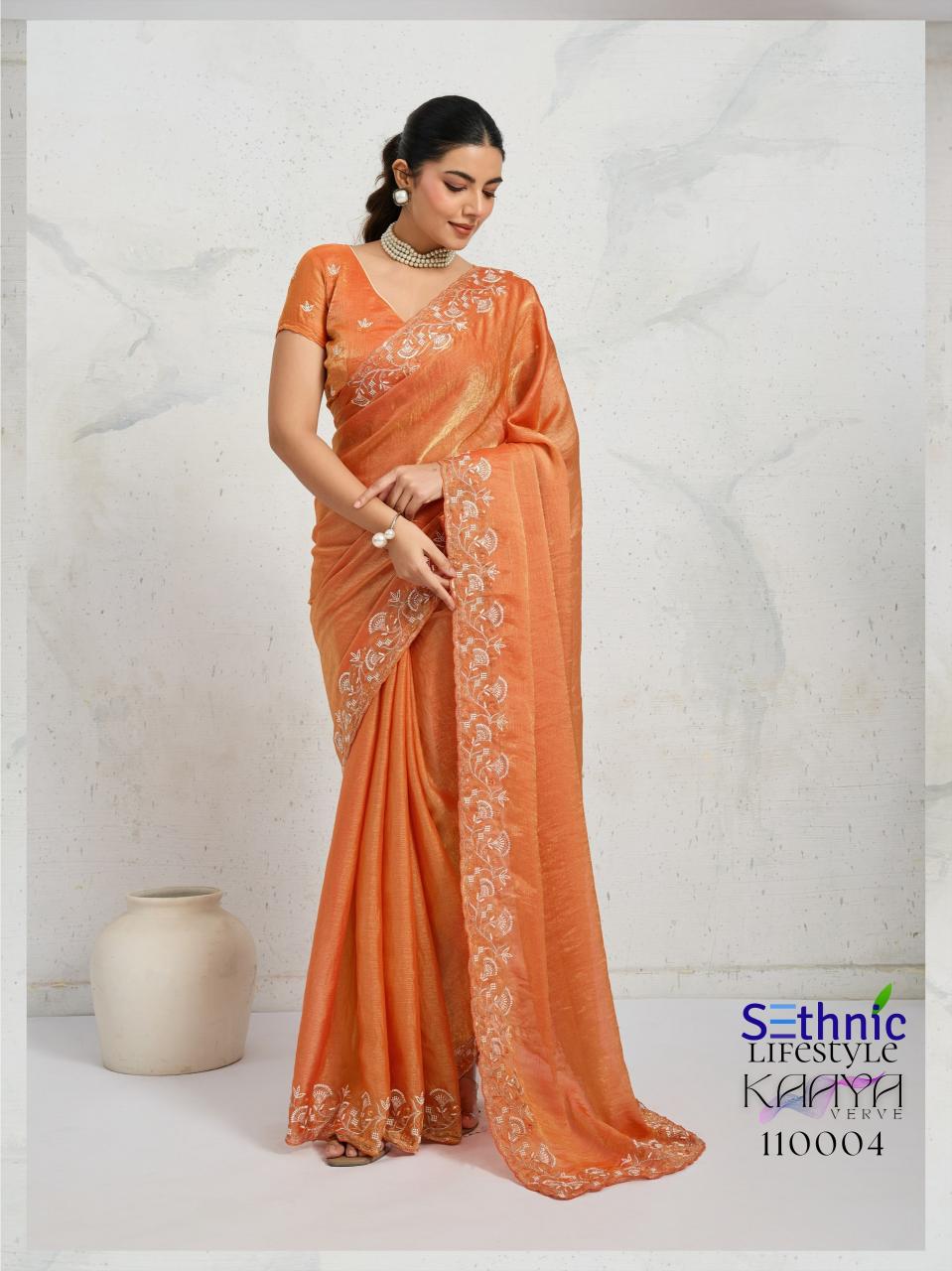 Sethnic Kaaya Verve catalog wholesale sarees in chennai