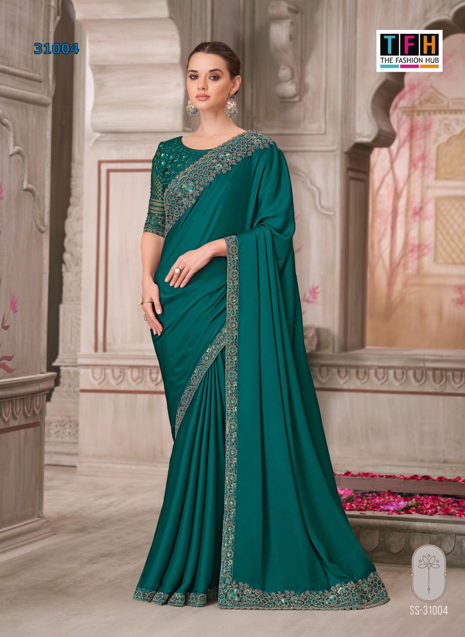Tfh Silver Screen 21st catalog designer saree wholesale online
