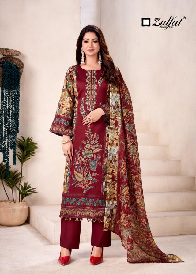 Zulfat Naseera catalog buy dress materials from surat