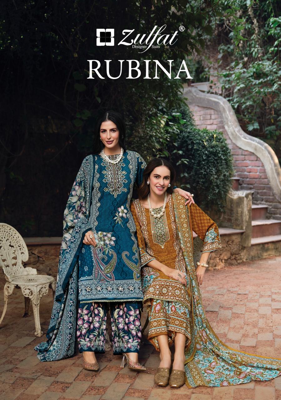 Zulfat Rubina catalog dress material suppliers in surat