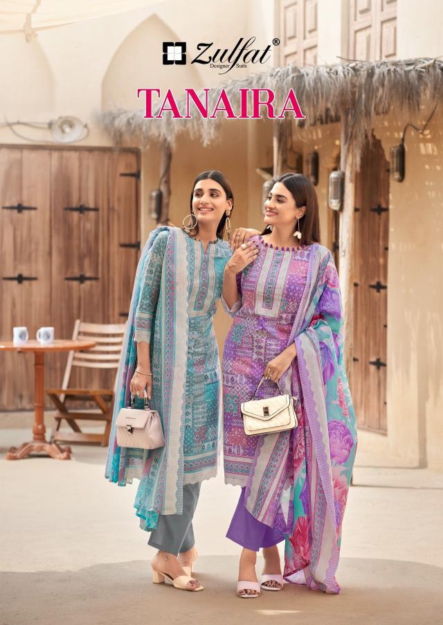 Zulfat Tanaira catalog dress material online in surat
