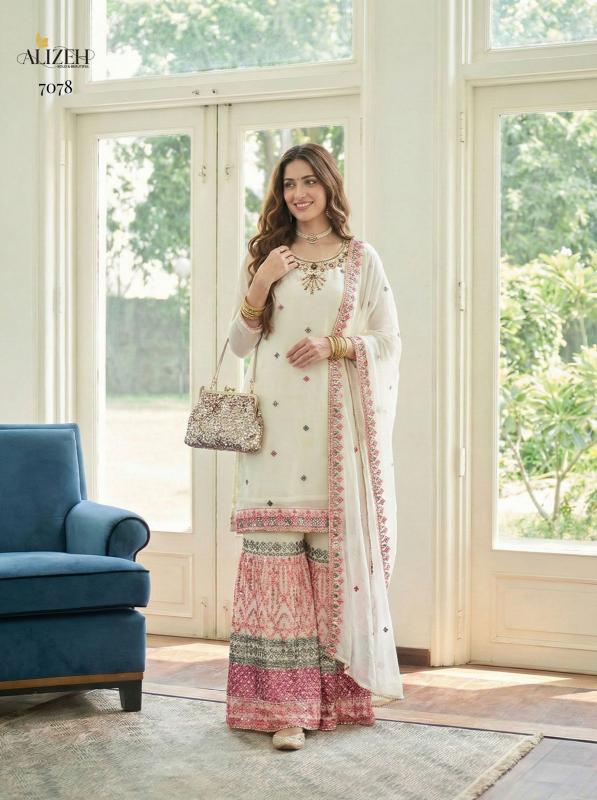Alizeh 7077 And 7089 catalog pakistani suits wholesale near me
