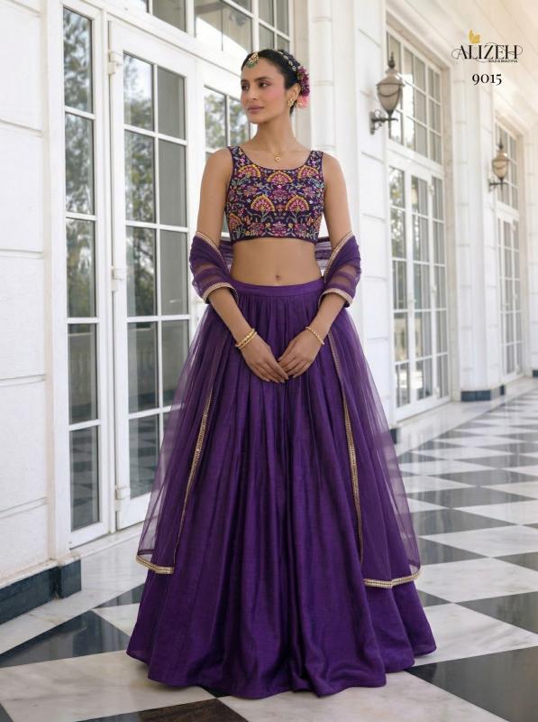 Alizeh 9014 To 9016 catalog lehenga choli wholesaler 