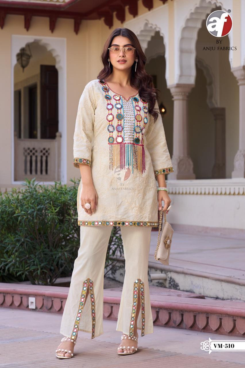 Anju Fabrics 510 catalog co ord sets wholesale