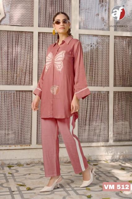 Anju Fabrics 512 catalog co ords sets online india