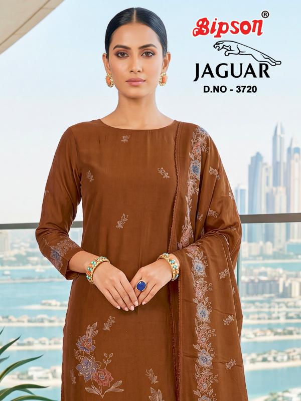 Bipson Jaguar 3720 catalog wholesale unstitched salwar kameez material in bangalore