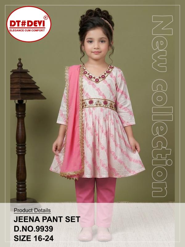 Dt Devi Jeena 9939 catalog kids wear wholesaler in bangalore