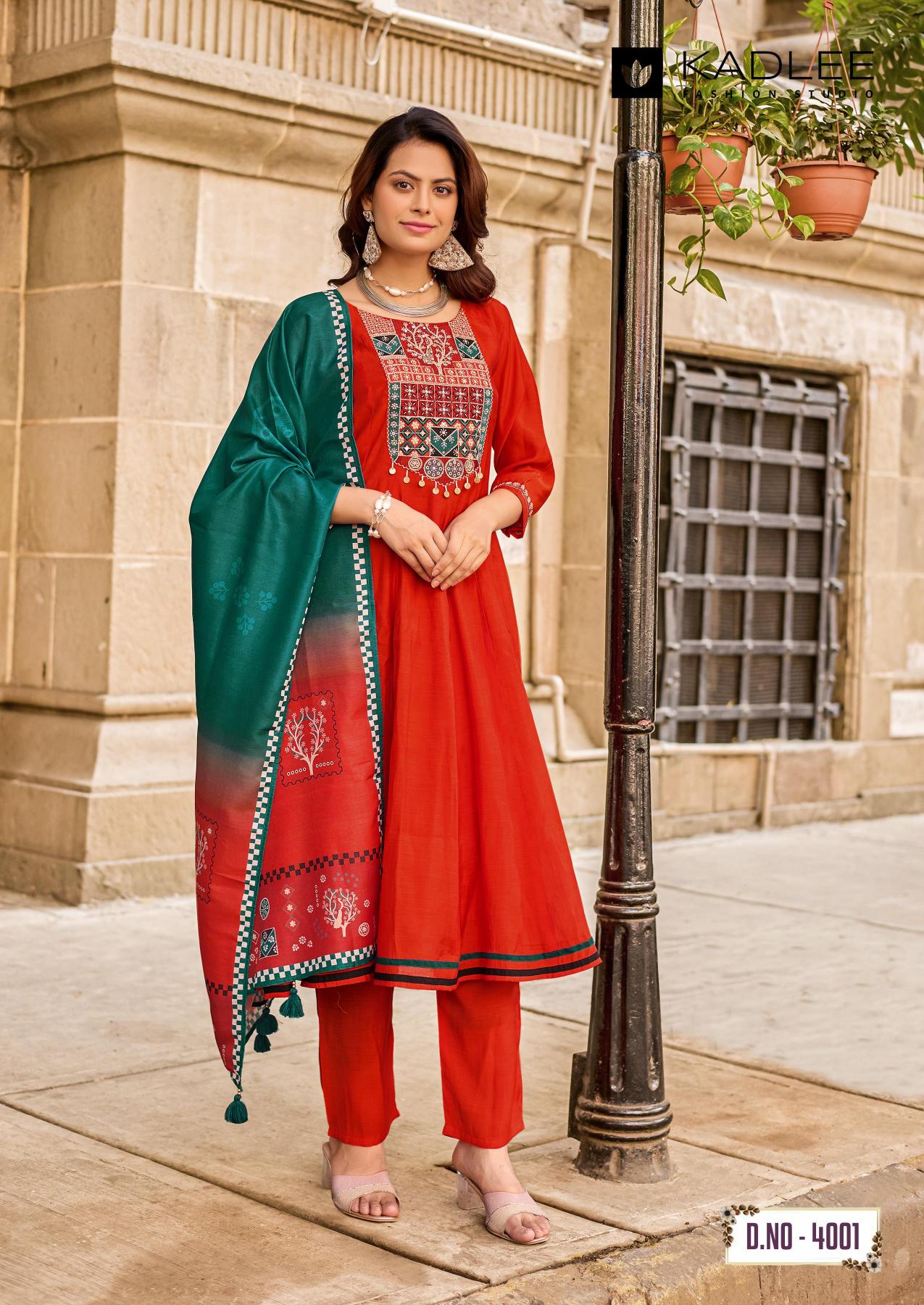 Kadlee Roopam catalog anarkali kurtis wholesale market in mumbai