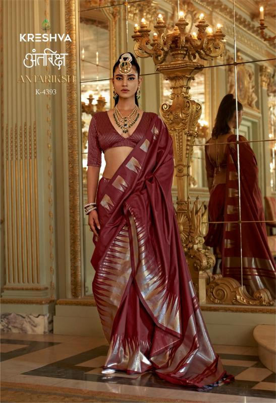 Kreshva Antariksh catalog wholesale silk sarees