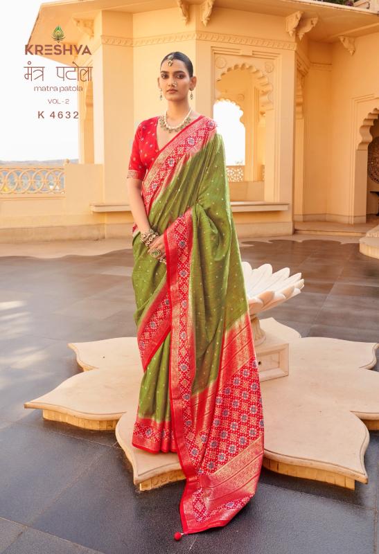Kreshva Mantra Patola Vol 2 catalog wholesale saree market in dhaka