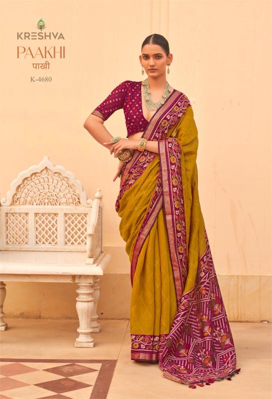 Kreshva Paakhi catalog wholesale sarees catalogue