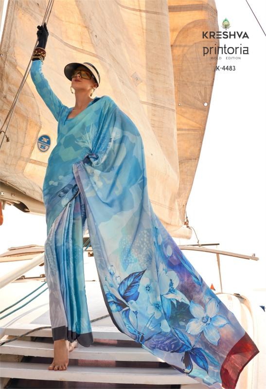 Kreshva Printoria catalog wholesale market for sarees
