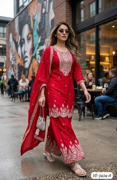 Ladies Flavour 3404 A & B Catalog wholesale designer kurtis in ahmedabad