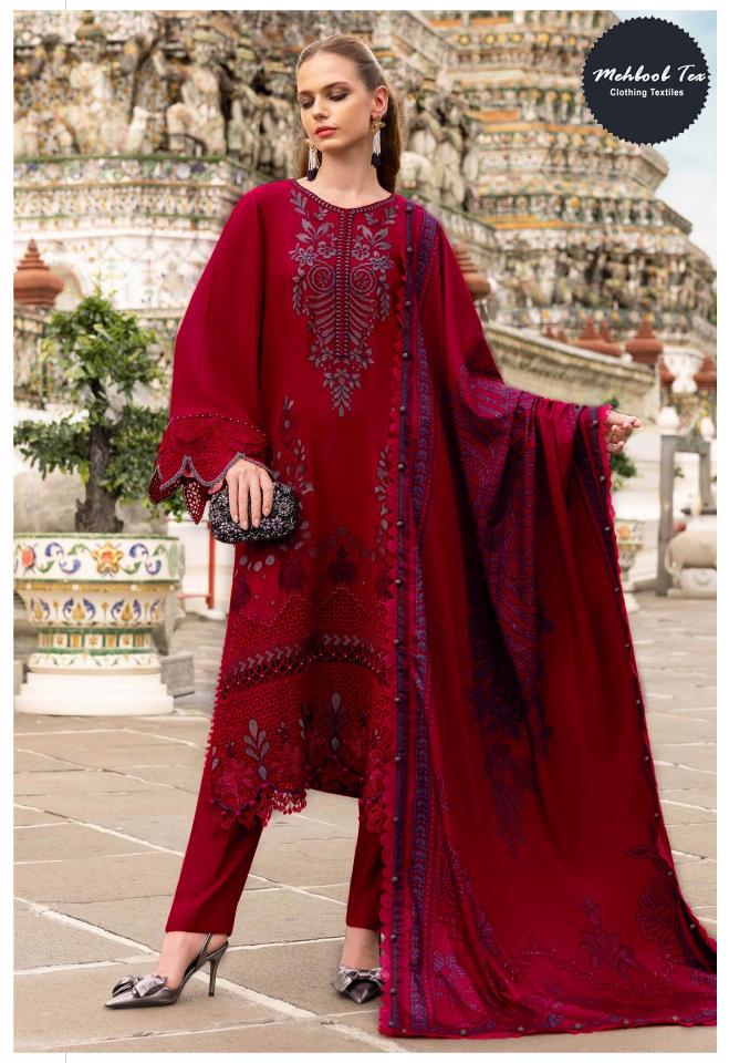 Mehboob Tex 1919 B To D catalog pakistani suits wholesalers in surat