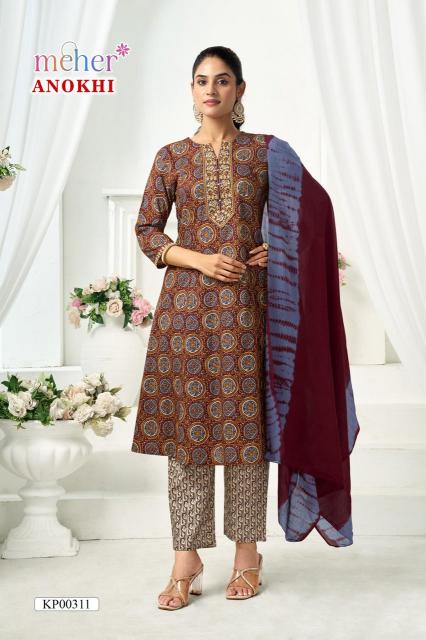 Meher Anokhi catalog readymade kurtis wholesale in chennai