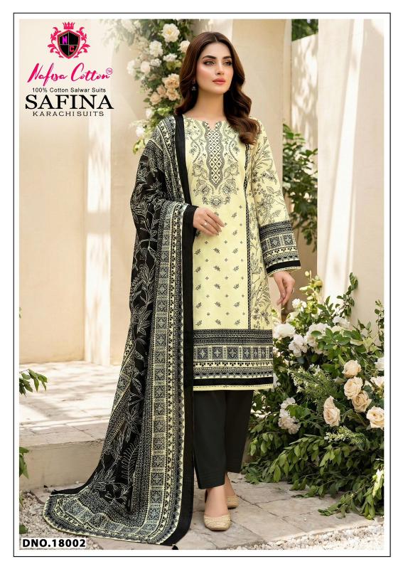Nafisa Safina Vol-18 – Karachi Dress Material - Wholesale Catalog