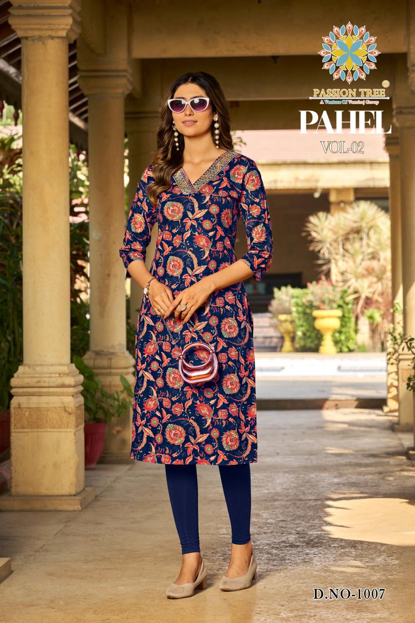 Passion Tree Pahel vol 2 catalog da kurtis wholesale