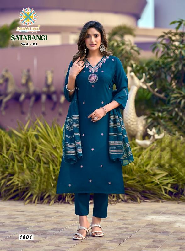 Passion Tree Satarangi vol 1 Catalog best place to buy kurtis for wholesale price