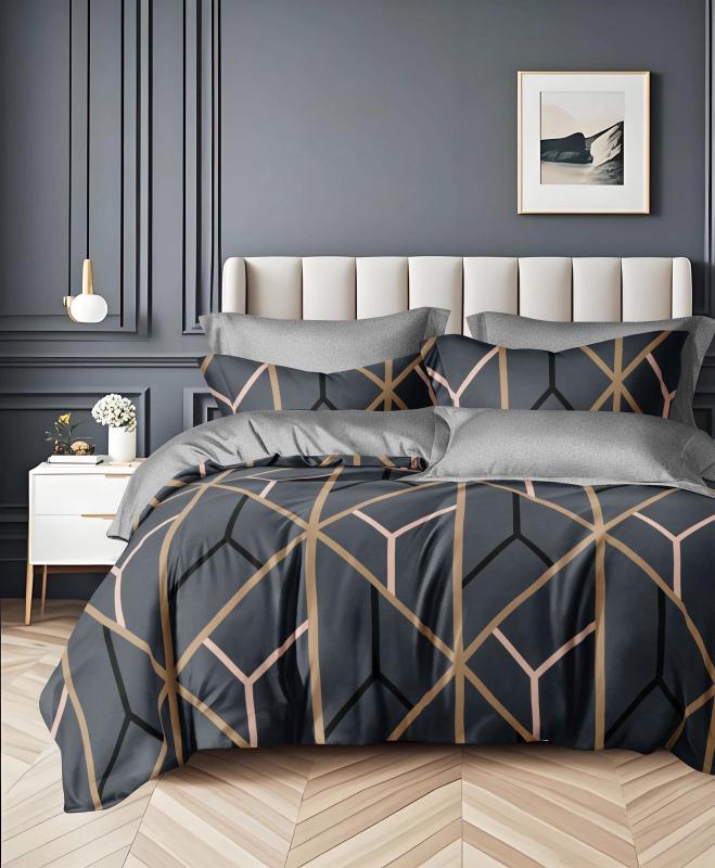 Printed Double Bed Bedsheet Set Online – Soft Cotton 6 Piece Set ₹449