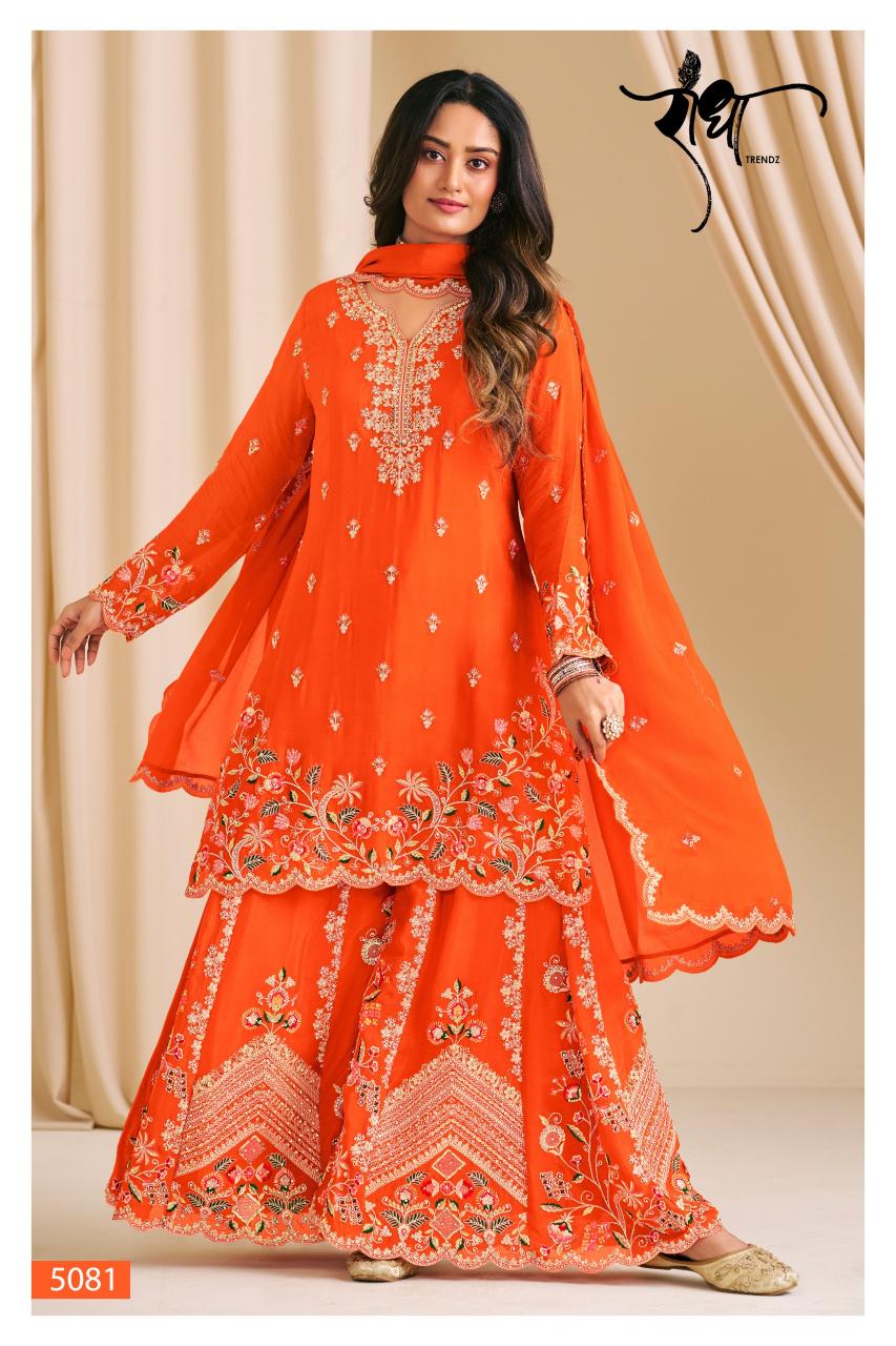 Radha Trendz Karwa catalog designer salwar kameez wholesalers india