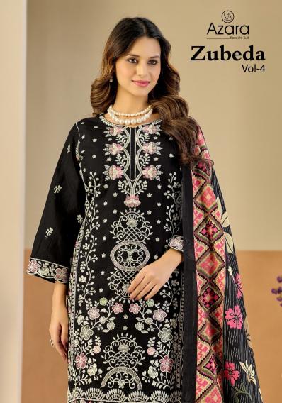 Radhika Azara Zubeda vol 4 catalog wholesale dress material surat gujarat india