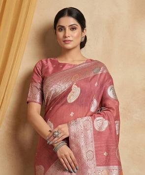 Riwaaz by SHREE SHYAM FASHION fancy designer LINEN COTTON sarees