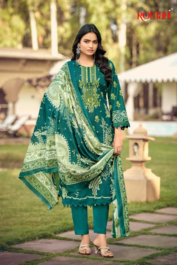 Romani Needle Wonder Vol 10 catalog surat dress material market