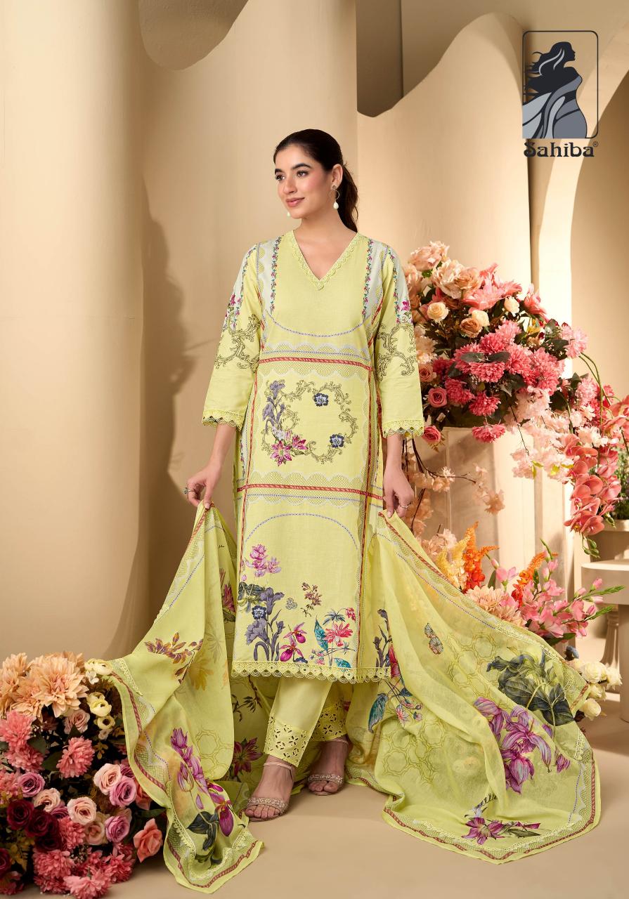 Sahiba Phool Diama catalog wholesale salwar kameez in hyderabad