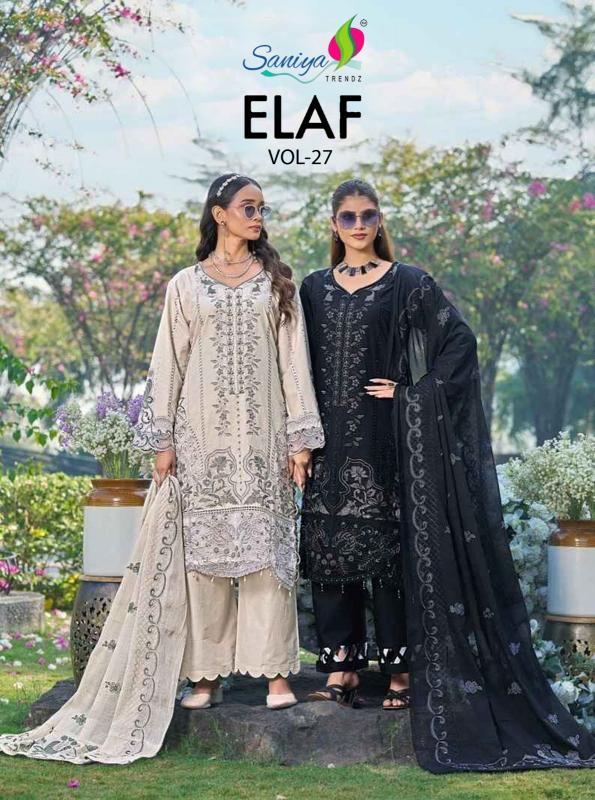 Saniya Elaf vol 27 catalog Pakistani copy suits