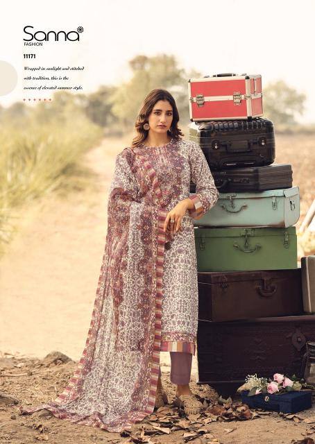 Sanna Veil of Summer catalog salwar kameez material wholesale