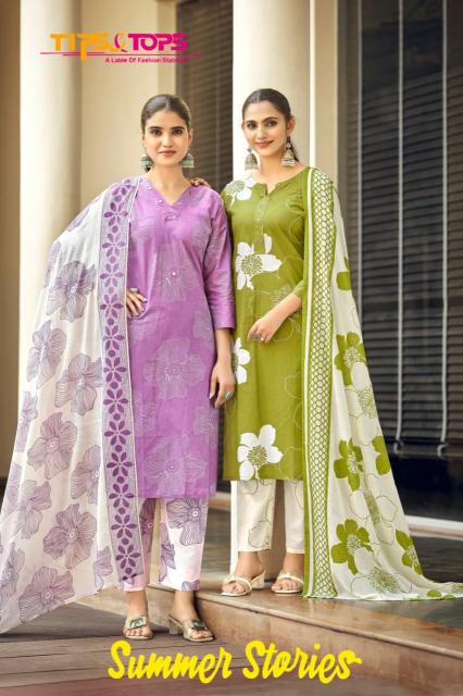 Tips & Tops Summer Stories catalog cotton kurtis wholesale online