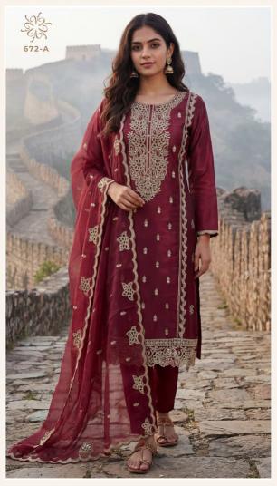 Vinay 672 catalog wholesale salwar kameez suits