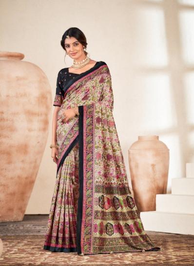 Vipul Ivory Silk vol 18 catalog sarees wholesale price
