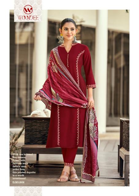 Woodee Prachi catalog wholesale manufacturer of kurtis in surat 