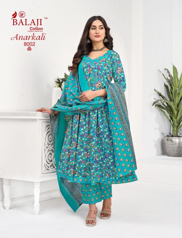 BALAJI COTTON ANARKALI vol 8 Best wholesale dress materials in Hyderabad